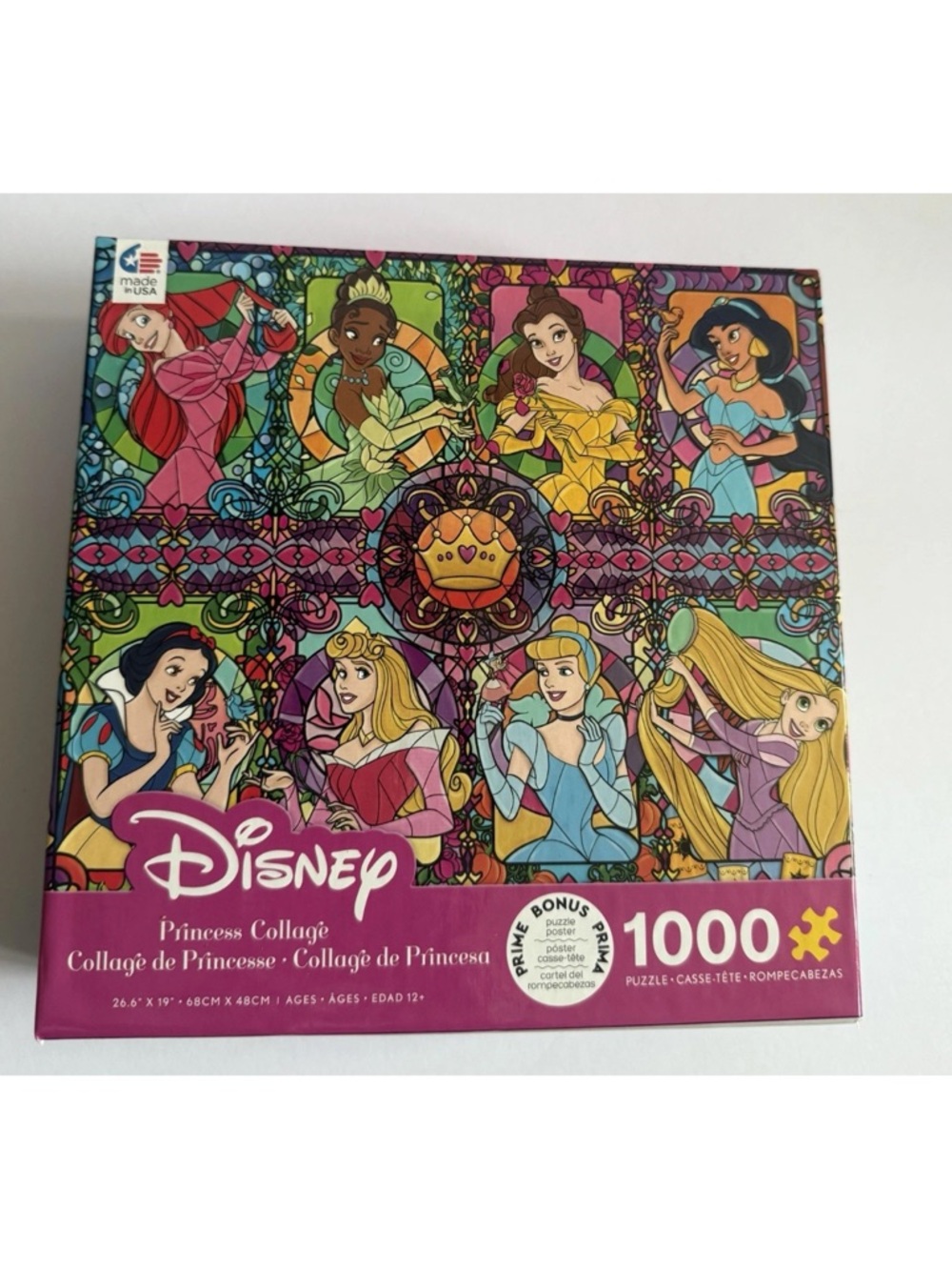 Ceaco Disney Fine Art Princess Collage Unisex Indoor 1000-Piece Jigsaw Puzzle